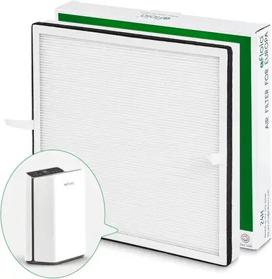 Afloia Original 3-Stage Filter, Compatible with Europa Air Purifier, Remove 99.99% Pets Hair Dander Odor Dust Smoke Mold Poll...
