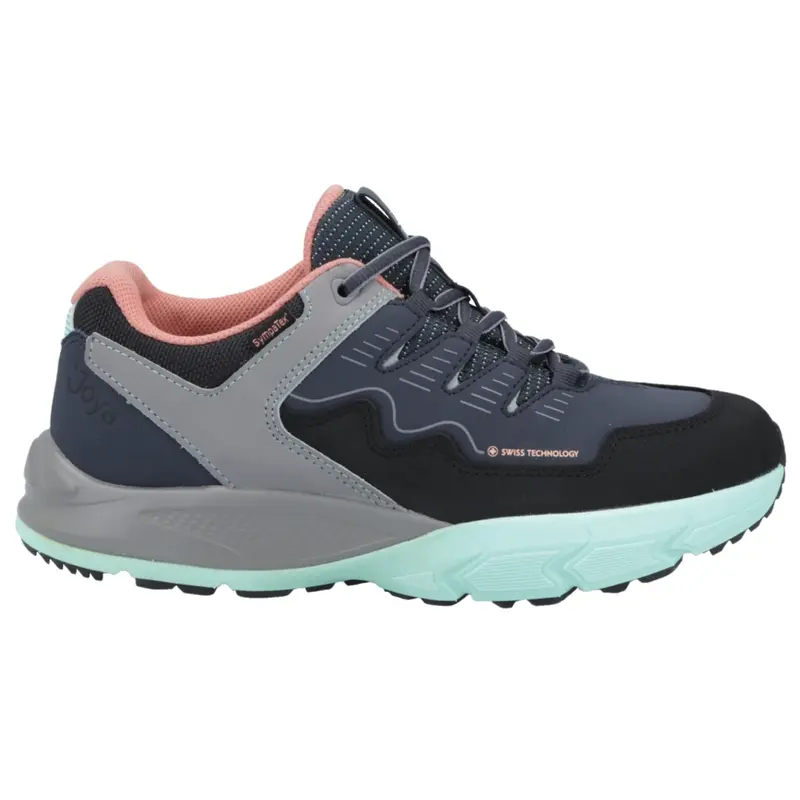 Joya Cadore STX Leather Textile Women's Lace Up Shoes - Blue - Size:US 8.5 Women