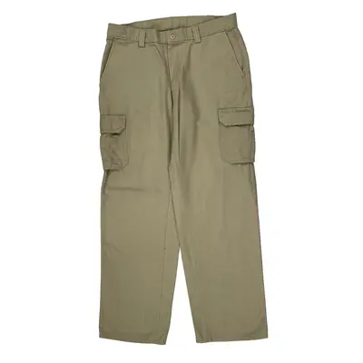 Wrangler Cargo Cargo Trousers - 34? Waist Beige Cotton Blend