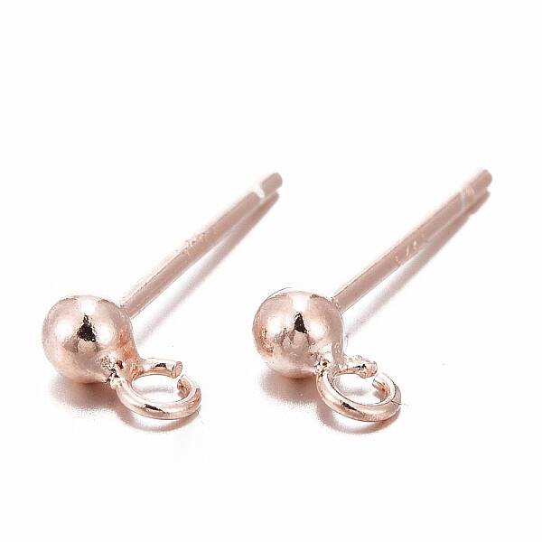 925 Sterling Silver Ear Stud Findings