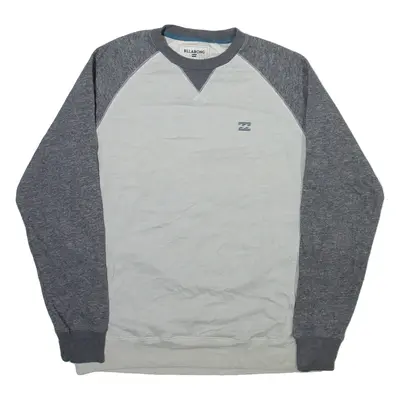 BILLABONG Mens Sweatshirt Grey L