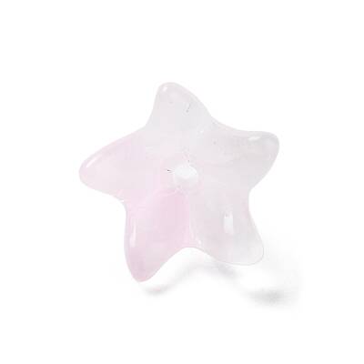 Transparent Glass Beads Caps