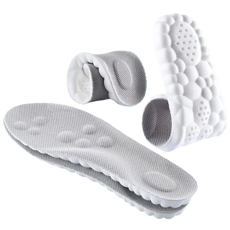 Cloud 4D Orthopedic Insoles for Men & Women - Plantar Fasciitis, Sports Shoes, Anti Fatigue, Shock Absorption, Foot Pain Reli...