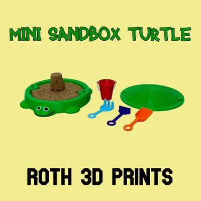 3D Printed Turtle Decoration - Collectible Gadget, Cool Trinket, Great Desk Decoration with Fidget Feature, Plastic Gifts, Mi...