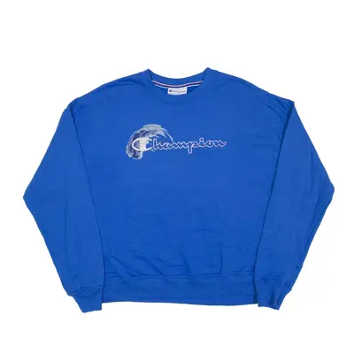 CHAMPION Wave Sweatshirt Blue Mens M