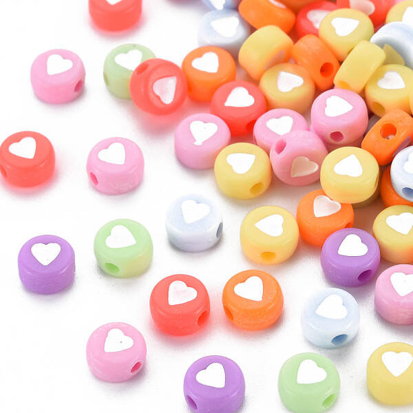 Opaque Acrylic Beads