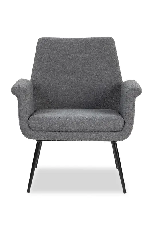 Dark Gray Bouclé Occasional Chair | Liang & Eimil Fiore