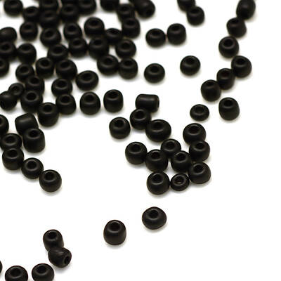 Frosted Opaque Glass Seed Beads
