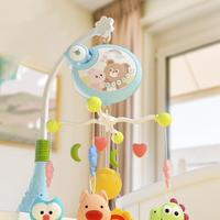 Cute Baby Crib Toy with Music & Light, Baby Hanging Toy for Cribs, Nursery Musical Toy for Bassinets Toy with Time Setting Fu...