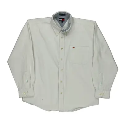 Tommy Hilfiger Shirt - Medium White Cotton