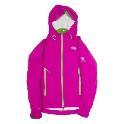 THE NORTH FACE Summit Series Womens Rain Jacket Pink Nylon Hooded S