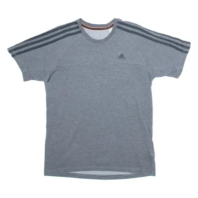 ADIDAS Mens T-Shirt Grey S