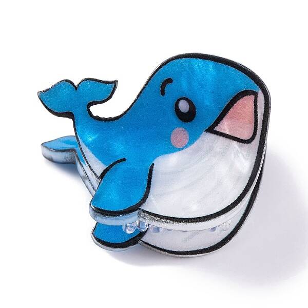Cute Mini Sea Animal Acrylic Claw Hair Clips