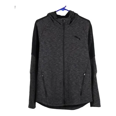 Puma Hoodie - Small Grey Polyester