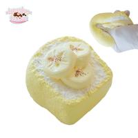 [WenQing Taba Squishy] Handmade taba squishy/banana toast Sticky Squeeze Toys Gift for kids gift Taba taba squishies Gifts Fo...