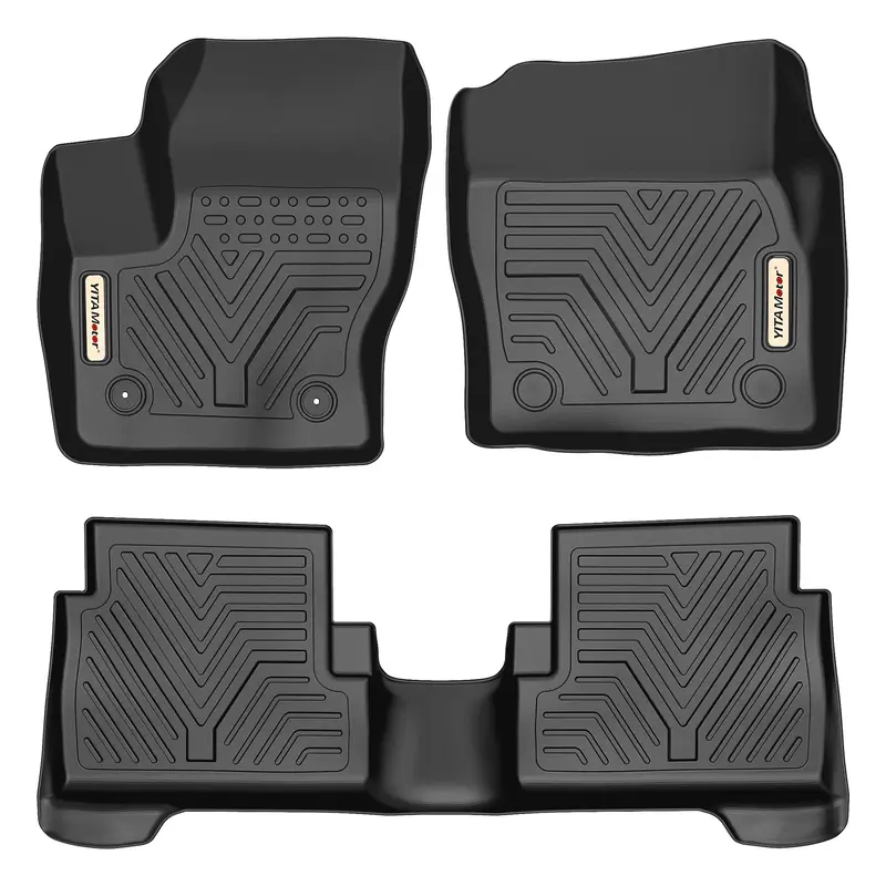 YITAMOTOR® Floor Mats For 2013-2019 Ford Escape, 1st and 2nd Row All Weather Protection Floor Liners