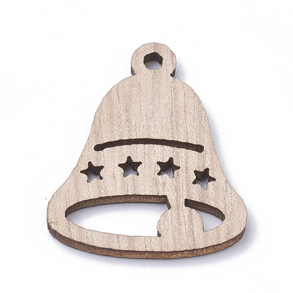 Undyed Wooden Pendants