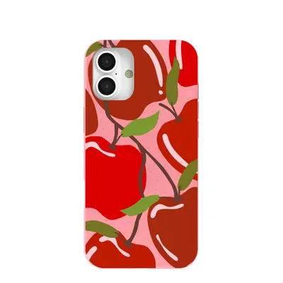 Bubblegum Pink Apple of My Eye iPhone 16 Plus Case