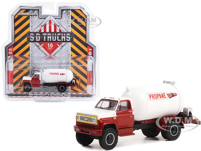 1985 Chevrolet C-65 Propane Truck Red and White \