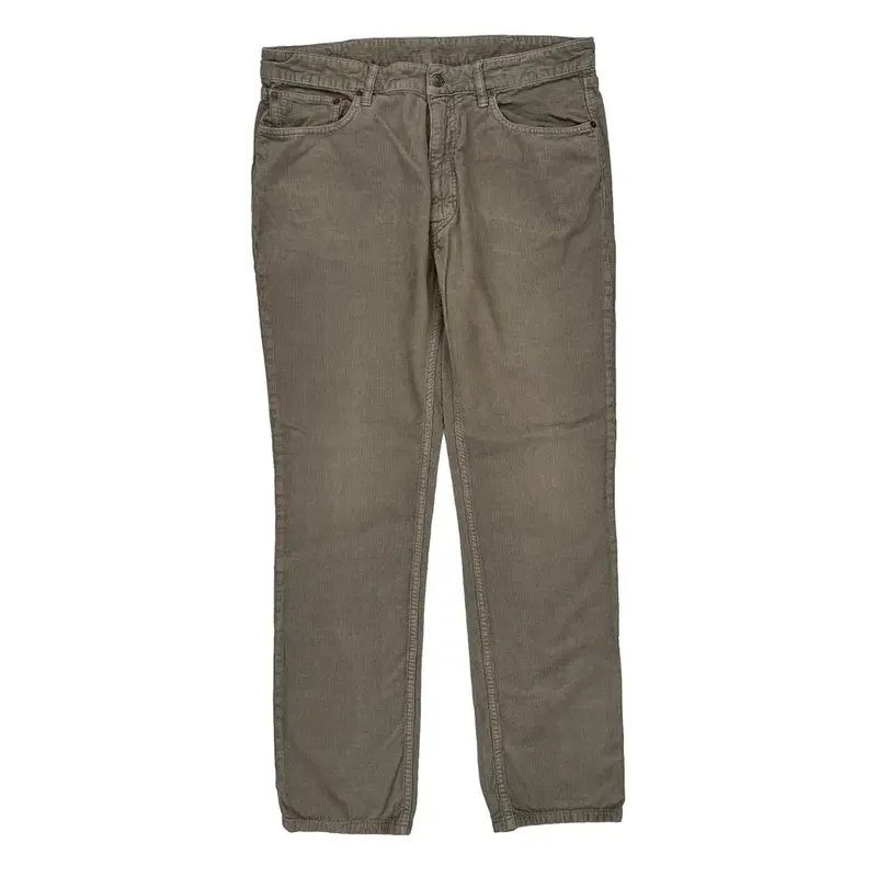 Ralph Lauren Cord Trousers - 34? Waist Beige Cotton