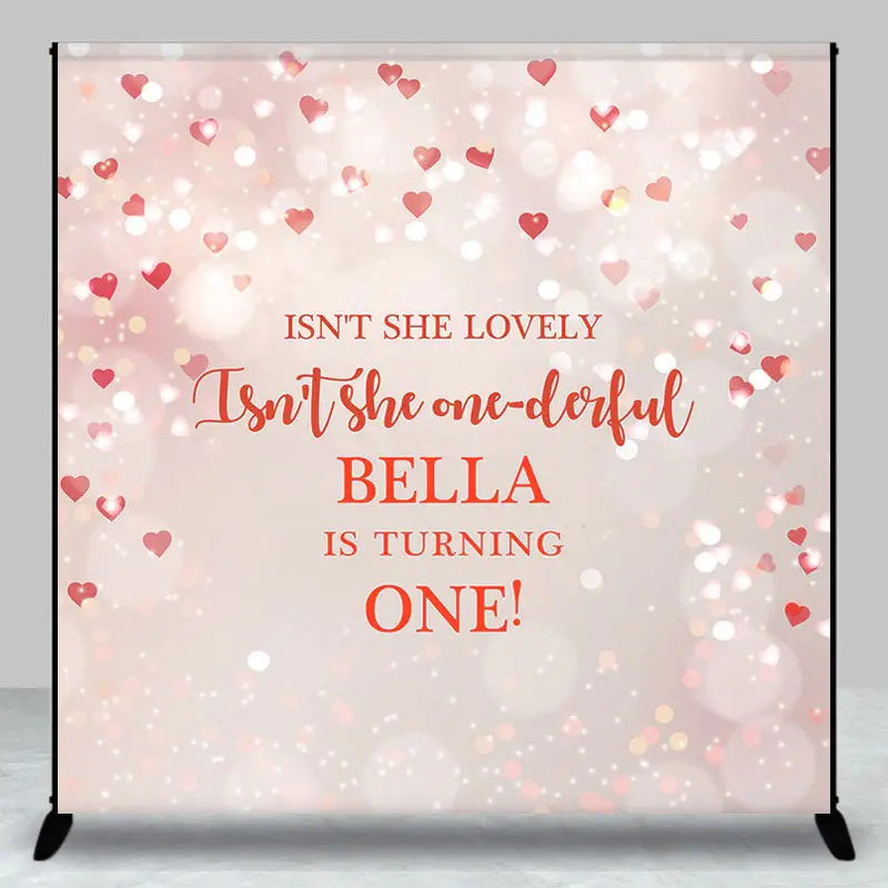 Isnt She Onederful Custom 1st Birthday Backdrop - Aperturee