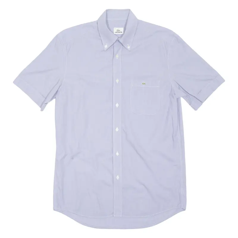 LACOSTE Mens Plain Shirt Purple M