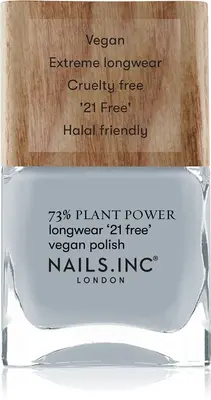 Nails Inc. Vegan long lasting nail polish color Fresh Air Don't Care 14ml