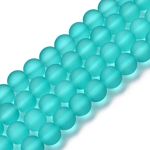 Transparent Glass Bead Strands
