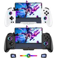 Switch Joypad Controller for Switch/OLED, One-Piece Ergonomic Switch Controller With 9 Lights Color, Wireless Switch Remote f...