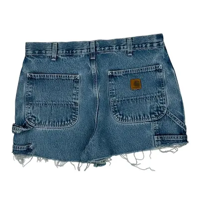 Carhartt Denim Shorts - 34W UK 16 Blue Cotton