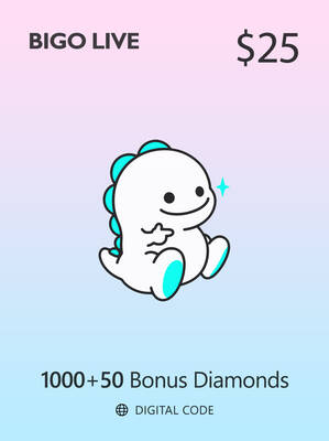 Bigo live 1000 + 50 Bonus Diamonds Global 25 USD | Others