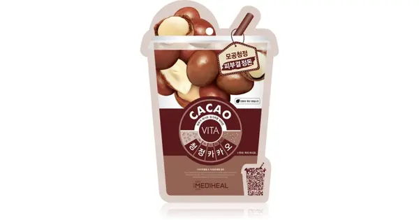 MEDIHEAL Vita Cacao tissue mask to close pores and obtain a matte look 20 ml
