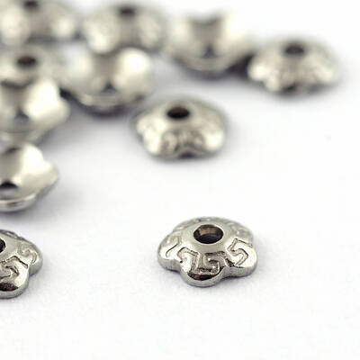 Tarnish Resistant 304 Stainless Steel Bead Caps