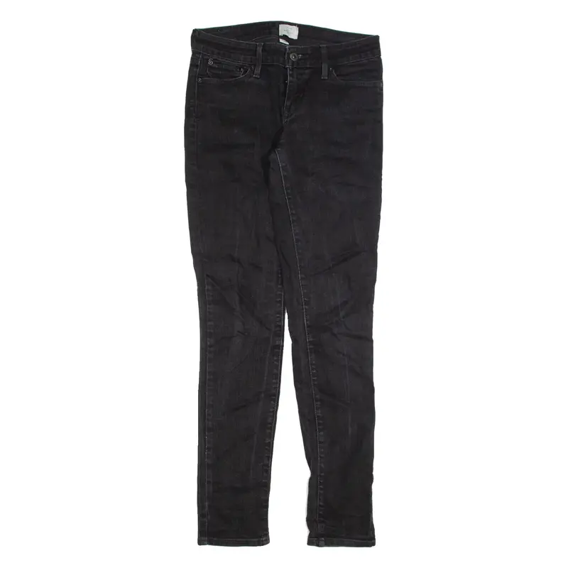 LEVI'S Demi Curve Womens Jeans Black Slim Skinny W26 L30