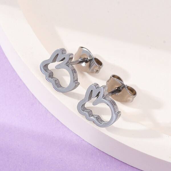 Tarnish Resistant 304 Stainless Steel Stud Earrings