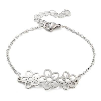 Non-Tarnish Stainless Steel Cable Chain Link Bracelets for Women Men