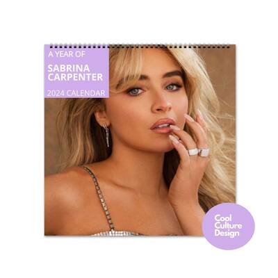Sabrina Carpenter Calendar Vol.1 - 2024 Calendar, Wall Calendar 2024, Sabrina Carpenter