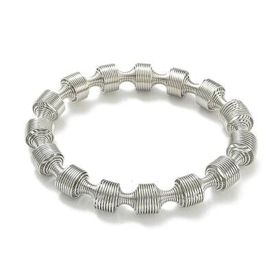Non-Tarnish 304 Stainless Steel Spring Column Bracelets