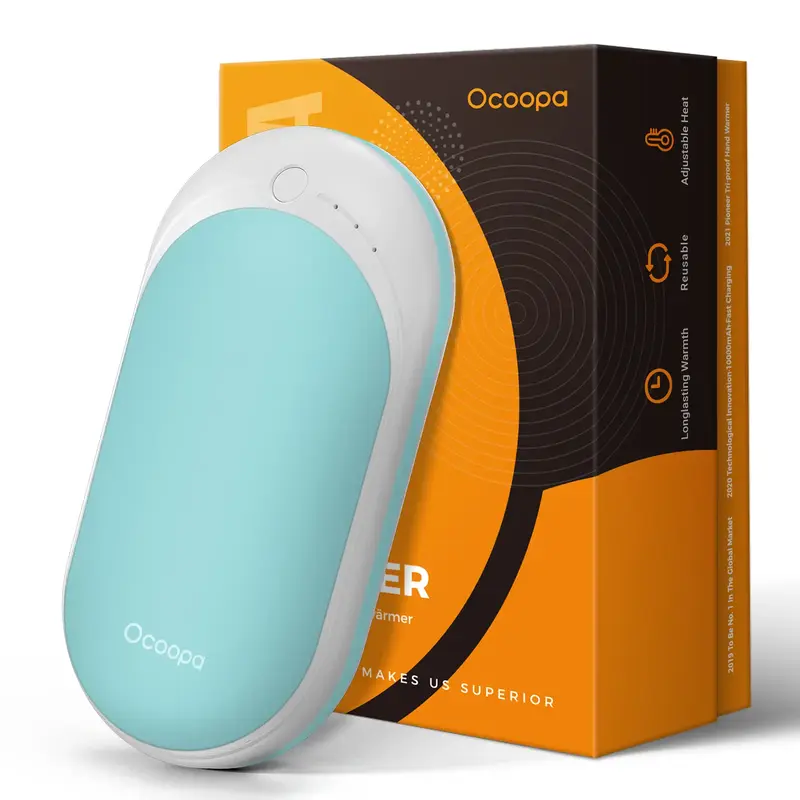 OCOOPA Hand Warmer-118S Series, Rechargeable, 1 Pack, Women Man Warm Gift, 5200mAh, Electric Portable Pocket Heater, Heat The...