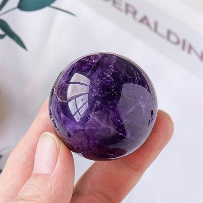 Natural Amethyst Crystal Ball