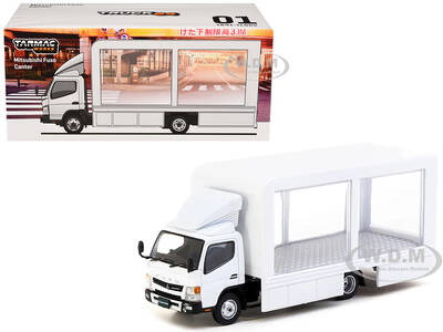 Mitsubishi Fuso Canter Mobile Display Truck RHD (Right Hand Drive) White \