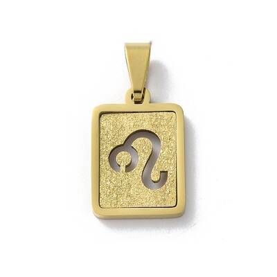 304 Stainless Steel Twelve Constellations Pendants