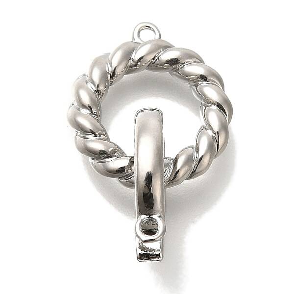 Brass Fold Over Clasps