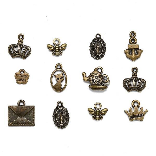 Tibetan Style Alloy Pendants