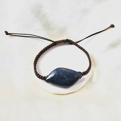 Natural Lapis Lazuli Beads Braided Bead Bracelets