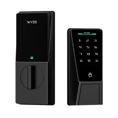 Wyze Palm Lock — Wi-Fi Palm Recognition Smart Lock for Front Door, Keyless & Touchless Entry, Modern Design, Auto-Lock, Eas...