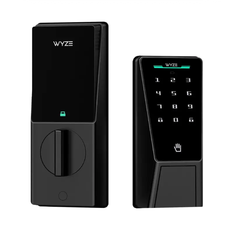 Wyze Palm Lock — Wi-Fi Palm Recognition Smart Lock for Front Door, Keyless & Touchless Entry, Modern Design, Auto-Lock, Eas...