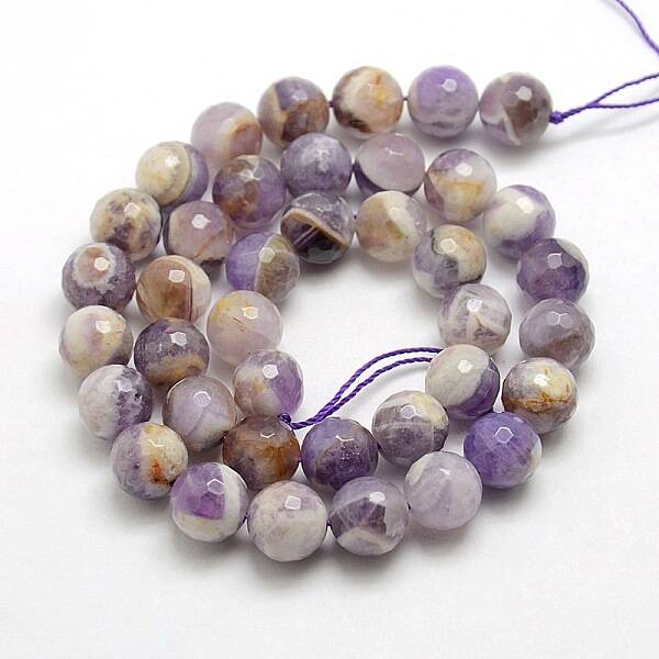 Natural Gemstone Amethyst Round Beads Strands