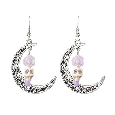 Halloween Alloy Synthetic Turquoise Dangle Earrings