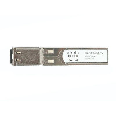 Cisco MA-SFP-1GB-TX | Meraki 1Gb/s 1000Base-T 100m RJ-45 Connector Transceiver Module